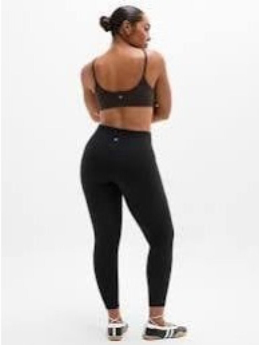 Athleta Leggings Salutation Stash Pocket 7/8 Tight Green Pockets Size XL Tall - Picture 2 of 7